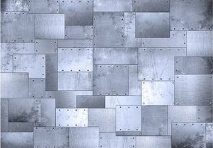 DecoNest Fototapeta - Industrialna mozaika - 200X140 1