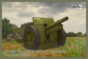 Ibg Model plastikowy Polish Wz.14/19 100 mm Howitzer-Motorized Ar 1