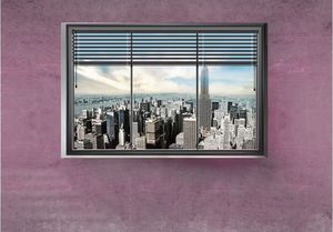 DecoNest Fototapeta - Nowojorskie okno II - 150X105 1