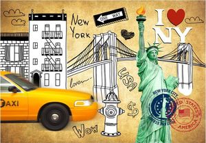 DecoNest Fototapeta - One way - New York - 150X105 1
