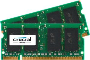 Pamięć do laptopa Crucial DDR2 SO-DIMM 8GB (4GBx2) 800MHz, CL6, Dual (CT2KIT51264AC800) 1