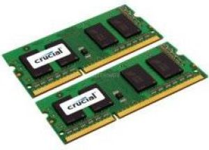 Crucial DDR2 4MBx2枚セット Crucial DDR2 SO-DIMM 8GB (4GBx2) 800MHz, CL6, Dual