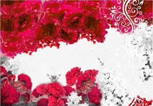 DecoNest Fototapeta - Kolory wiosny: czerwony - 250X175 1