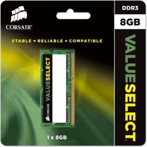 Pamięć do laptopa Corsair Value Select, SODIMM, DDR3L, 8 GB, 1333 MHz, CL9 (CMSO8GX3M1C1333C9) 3