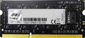 Pamięć do laptopa G.Skill SODIMM, DDR3, 4 GB, 1066 MHz, CL7 (F3-8500CL7S-4GBSQ) 1