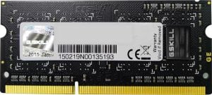 Pamięć do laptopa G.Skill SODIMM, DDR3, 8 GB, 1333 MHz, CL9 (F3-1333C9S-8GSA) 1