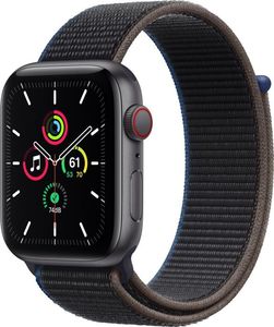 Smartwatch Apple Watch SE GPS + Cellular 44mm Gray Alu Black Loop Czarny  (MYF12WB/A) 1