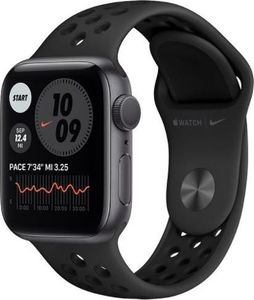 Smartwatch Apple Watch Series 6 Nike GPS 44mm Gray Alu Black Sport Czarny  (MG173WB/A) 1