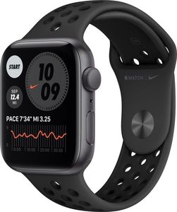 Smartwatch Apple Watch SE Nike GPS 44mm Gray Alu Black Sport Czarny  (MYYK2WB/A) 1