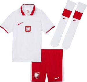 Nike Komplet Nike Poland LK Brt Kit Home CV0569 100 CV0569 100 biały XS (122-128cm) 1
