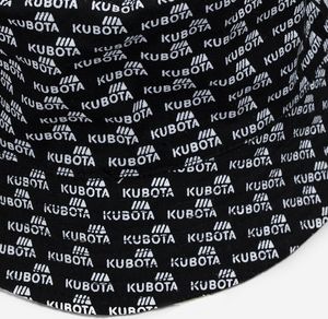Kubota Kapelusz Bucket Hat Kubota Easy Czarno-Biały Dwustronny 3