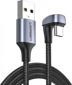 Kabel USB Ugreen USB-A - USB-C 1 m Szary (70313) 1