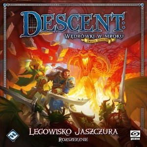 Galakta Dodatek do gry Descent: Wędrówki w mroku - Legowisko Jaszczura (GAL_DJ03) 1