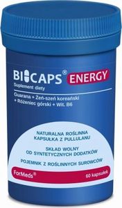Formeds BICAPS ENERGY Guaran,Żeń-szeń koreański,Różeniec górski,wit B6 - FORMEDS 1