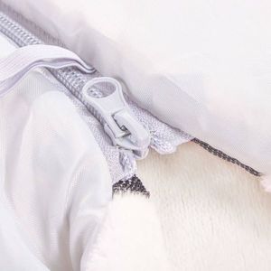 Springos Śpiworek do wózka 4w1, mufka, śpiwór do sanek, gondoli z torbą 90 cm szaro-beżowy UNIWERSALNY 4