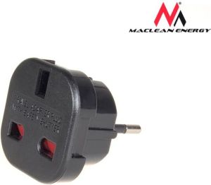 Maclean Adapter podrózny EU na UK czarny (MCE72) 2