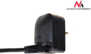 Maclean Adapter zasilania UK na Euro kątowy czarny (MCE70) 9