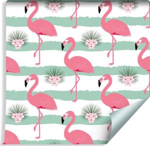 Muralo Tapeta Dla Dzieci - Różowe Flamingi 1