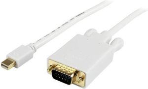 Kabel StarTech DisplayPort Mini - D-Sub (VGA) 1.8m biały (MDP2VGAMM6W) 1