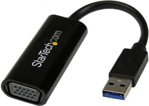 Adapter USB StarTech USB - VGA Czarny  (USB32VGAES) 1