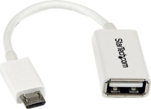 Adapter USB StarTech microUSB - USB Biały  (UUSBOTGW) 1