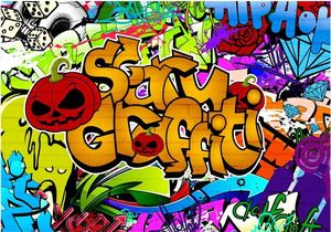 DecoNest Fototapeta - Scary graffiti - 350X245 1