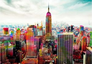DecoNest Fototapeta - Colors of New York City - 200X140 1