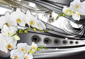 DecoNest Fototapeta - Orchidee biżuteria - 150X105 1