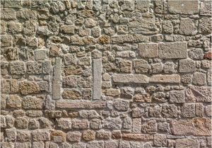 DecoNest Fototapeta - Ściana z kamieni - 100X70 1