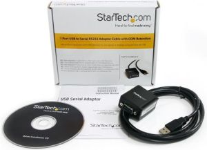 Kabel USB StarTech USB-A - RS-232 1.8 m Czarny (ICUSB2321F) 3