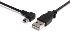 Kabel USB StarTech USB A na Mini USB B(kątowa) (USB2HABM3LA) 1