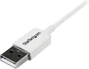 Kabel USB StarTech USB-A - microUSB 0.5 m Biały (USBPAUB50CMW) 2
