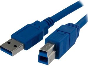 Kabel USB StarTech USB-A - 1 m Niebieski (USB3SAB1M) 1