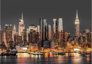 DecoNest Fototapeta - NYC: Zmierzch - 150X105 1