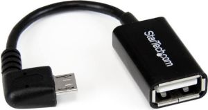 Adapter USB StarTech microUSB - USB Czarny  (UUSBOTGRA) 1