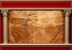 DecoNest Fototapeta - Egipskie mury - 150X105 1