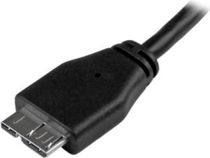 Kabel USB StarTech USB-A - micro-B 1 m Czarny (USB3AUB1MS) 3