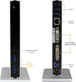 Stacja/replikator StarTech Laptop Docking Station USB 3.0 (USB3SDOCKDD) 2