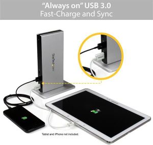 Stacja/replikator StarTech Laptop Docking Station USB 3.0 (USB3SDOCKDD) 6
