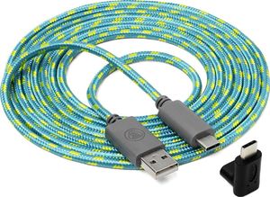 Kabel USB Nintendo USB-A - USB-C 2.5 m Wielokolorowy (SB915062) 1