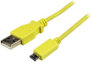 Kabel USB StarTech Micro USB 1M (USBAUB1MYL) 1