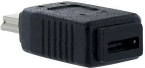 Adapter USB StarTech MicroUSB - MiniUSB Czarny  (UUSBMUSBFM) 2
