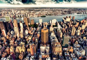 DecoNest Fototapeta - Nowy Jork z lotu ptaka - 200X140 1