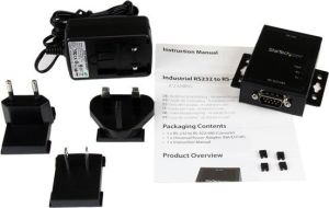 StarTech DB-9 - RS-485 - RS-422, Czarny (IC232485S) 3