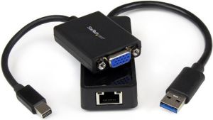 Adapter AV StarTech DisplayPort Mini - D-Sub (VGA) czarny (LENX1MDPUGBK) 2