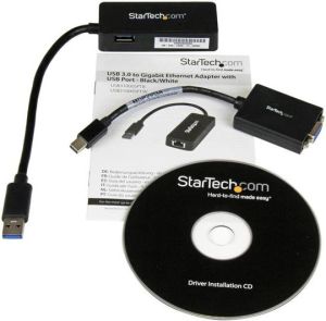 Adapter AV StarTech DisplayPort Mini - D-Sub (VGA) czarny (LENX1MDPUGBK) 3
