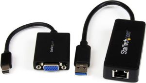 Adapter AV StarTech DisplayPort Mini - D-Sub (VGA) czarny (LENX1MDPUGBK) 1