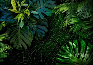 DecoNest Fototapeta - Mroczna dżungla - 100X70 1