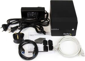 Kieszeń StarTech Obudowa na dwa dyski 3.5", Rj45, USB3.0 (S352BMU3N) 2