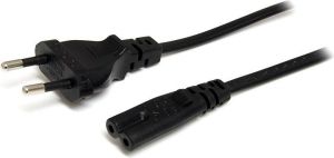 Kabel zasilający StarTech CEE 7/16 - C7 IEC60320, 2m, czarny (PXT101NBEU) 1